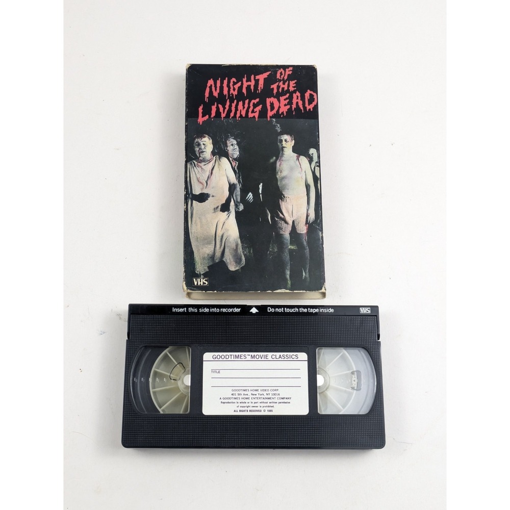 Night of the Living Dead (VHS, 1984) Horror Good Times Release